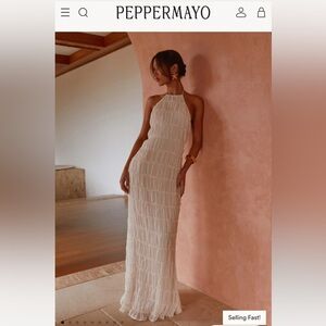 Pepermayo Aullie Maxi Dress - Ivory